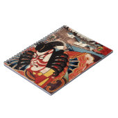 ヴィンテージの日本のな絵画- Kabuki俳優 ノートブック (左側)