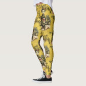 ヴィンテージの日本のな芸者および鬼のレギンス レギンス (左)