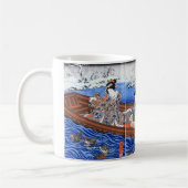 ヴィンテージの日本のな芸術1800's コーヒーマグカップ (左)