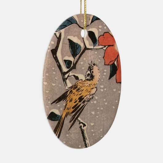 ヴィンテージの日本のな鳥のオーナメント セラミックオーナメント (右)