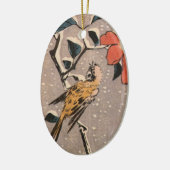 ヴィンテージの日本のな鳥のオーナメント セラミックオーナメント (左)