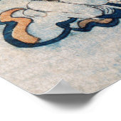 ヴィンテージの日本の権化したカエル ポスター (角)