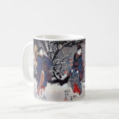 ヴィンテージの日本人の芸術 コーヒーマグカップ (正面左)