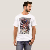 ヴィンテージの日本人の芸術 Tシャツ (正面フル)