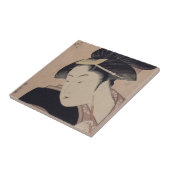 ヴィンテージの日本人のUkiyo-eの女性のポートレートIII タイル (側面)