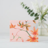 ヴィンテージの日本産マップルリーフ ポストカード (スタンド正面)