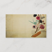 ヴィンテージの日本語によっては名刺が開花します 名刺 (裏面)