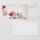 ヴィンテージの日本語によっては名刺が開花します 名刺 (正面/裏面)