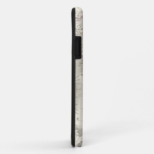 ヴィンテージの旧世界のイタリアの地図のイタリア人のグルメ Case-Mate iPhoneケース (裏面/右)