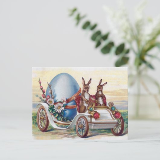 ヴィンテージの旧式なイースターカード シーズンポストカード (スタンド正面)