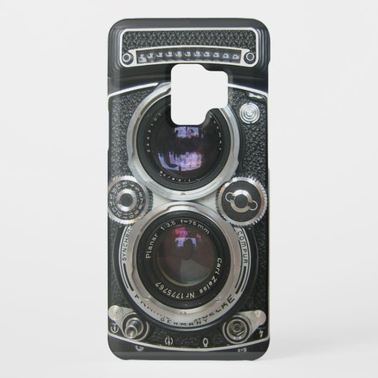 ヴィンテージの旧式なカメラの箱カバー Case-Mate SAMSUNG GALAXYケース (裏面)