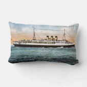 ヴィンテージの旧式な帆船のプリンセスのマーガレット ランバークッション (裏面)