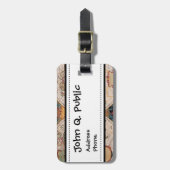 ヴィンテージの旧式な旧世界の地図のデザインはプリント衰退しました ラゲッジタグ (正面縦)