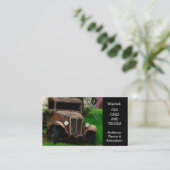 ヴィンテージの旧式な自動車復帰 名刺 (スタンド正面)