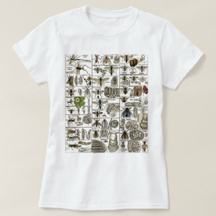 ヴィンテージの昆虫学 Tシャツ