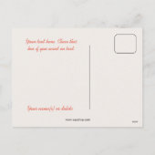 ヴィンテージの明けましておめでとうの子供の時計 シーズンポストカード (裏面)