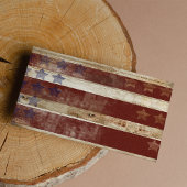 ヴィンテージの星と縞松の木模様 ラベル