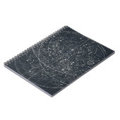 ヴィンテージの星座の地図 ノートブック (左側)