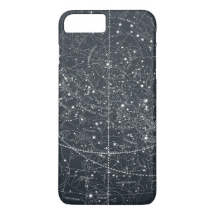 ヴィンテージの星座の地図 iPhone 8 PLUS/7 PLUSケース
