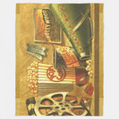 ヴィンテージの映画館のフリースブランケット フリースブランケット (正面)