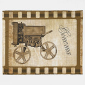 ヴィンテージの映画館のフリースブランケット フリースブランケット (正面(横))