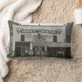 ヴィンテージの映画館家族の映画館 ランバークッション (ブランケット)