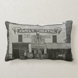 ヴィンテージの映画館家族の映画館 ランバークッション