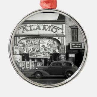 ヴィンテージの映画館 メタルオーナメント