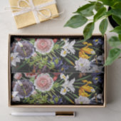 ヴィンテージの春の花模様 薄葉紙 (ギフト)