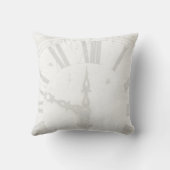 ヴィンテージの時計のカスタムな綿の枕 クッション (裏面)