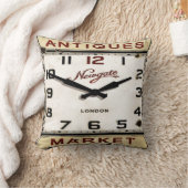 ヴィンテージの時計の枕 クッション (ブランケット)