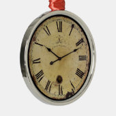 ヴィンテージの時計 メタルオーナメント (右)