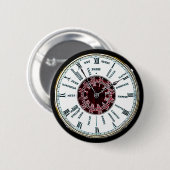 ヴィンテージの時間帯の腕時計 缶バッジ (正面&裏面)