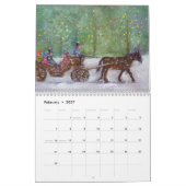 ヴィンテージの時 カレンダー (2月 2027)