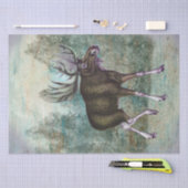 ヴィンテージの景色 薄葉紙 (クラフト)