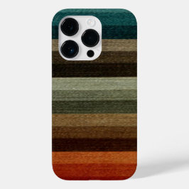 ヴィンテージの暖ストライプのかい秋のパターン、アーストーン Case-Mate iPhone 14 PROケース