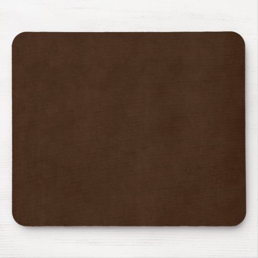 ヴィンテージの暗いエスプレッソのブラウンの羊皮紙のテンプレート マウスパッド (正面)