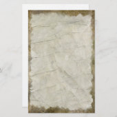 ヴィンテージの暗いグランジ文房具 便箋 (正面/裏面)