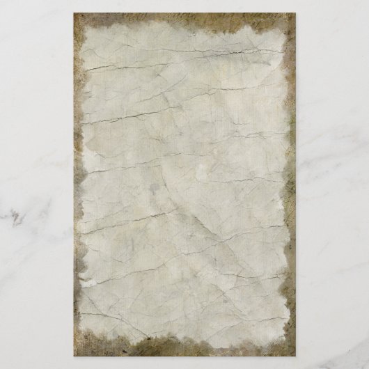 ヴィンテージの暗いグランジ文房具 便箋 (正面)