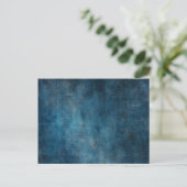 ヴィンテージの書くことの宇宙の濃紺の空 ポストカード (スタンド正面)