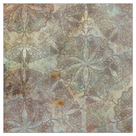 ヴィンテージの曼荼羅、生地 ファブリック