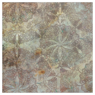 ヴィンテージの曼荼羅、生地 ファブリック