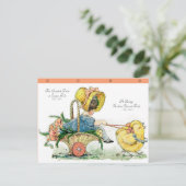 ヴィンテージの最も甘い御馳走"陽気なCHICKIES " シーズンポストカード (スタンド正面)