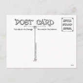 ヴィンテージの最も甘い御馳走"陽気なCHICKIES " シーズンポストカード (裏面)