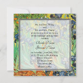 ヴィンテージの有名なアート、ファン・ゴッホ、アイリス結婚ズ 招待状 (正面)