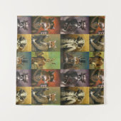 ヴィンテージの服のタペストリー タペストリー (正面(横))