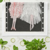 ヴィンテージの服のフラッパー キッチンタオル (折り畳み)