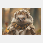 ヴィンテージの服を着たポルカインデコパージュ ラッピングペーパーシート (正面2)