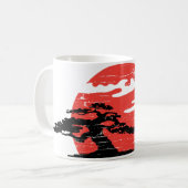 ヴィンテージの朝日の日本人のマグ コーヒーマグカップ (正面左)