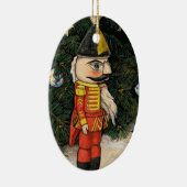 ヴィンテージの木の下のくるみ割り セラミックオーナメント (右)